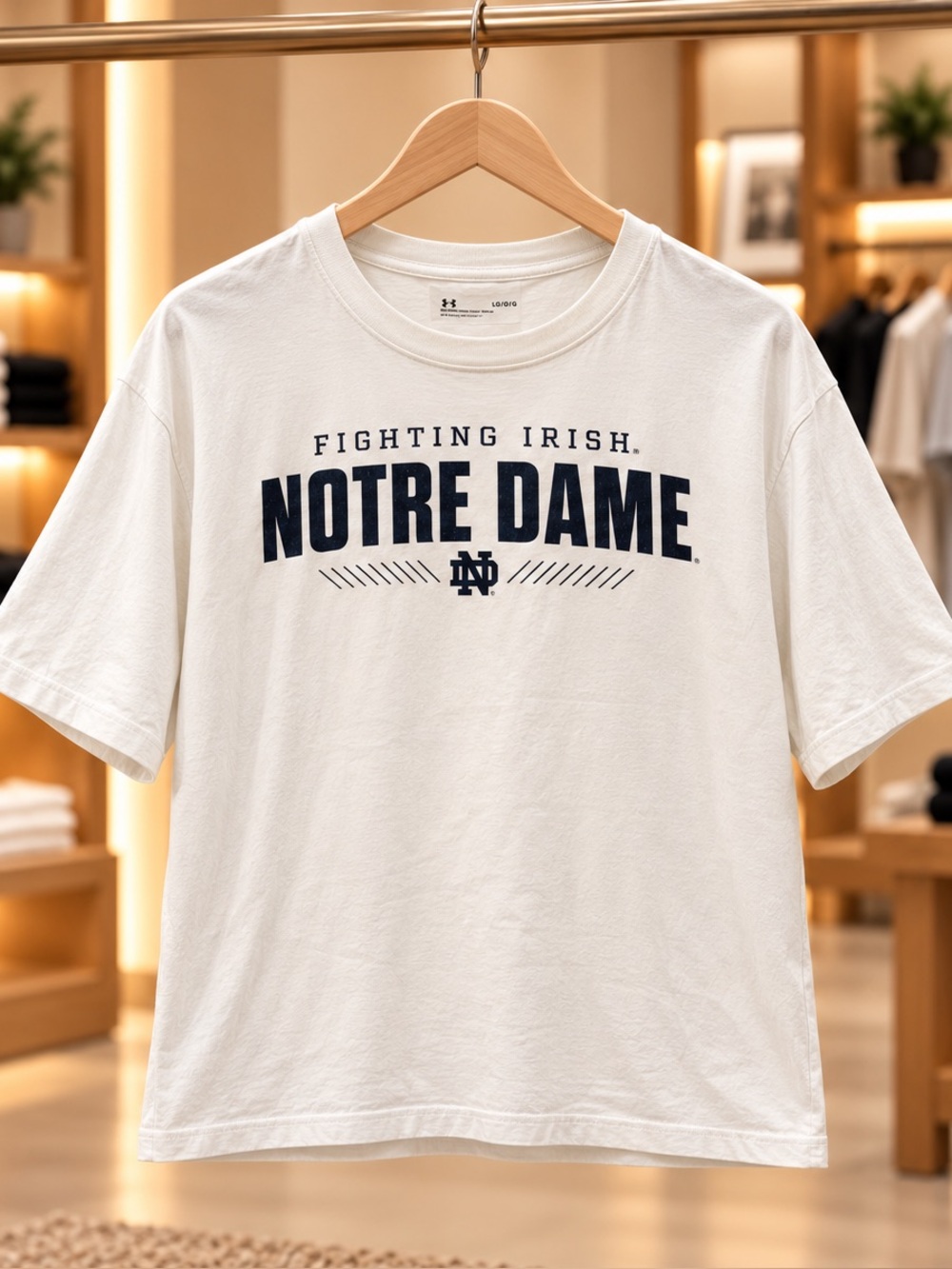 Under Armour Notre Dame Short Sleeve Tee Size Large